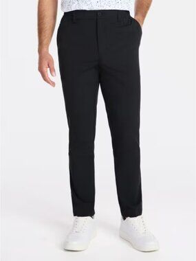 Birdie Bound Active Fabric Golf Pants Black Stretch Lightweight Men's Size 44X30